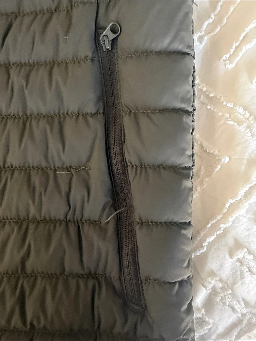 The North Face Men's Puffy Down Vest in Olive